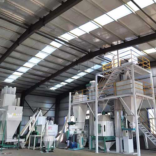 Chicken And Cow Feed Pelletizing Production Line