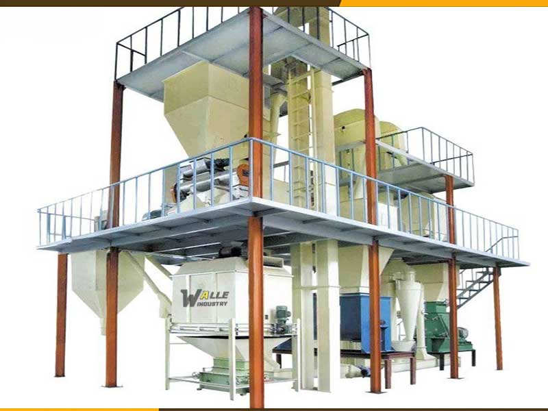 Chicken And Cow Feed Pelletizing Production Line