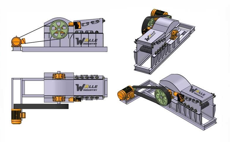 Industrial Drum Wood Chipper Machine/ Wood Crusher/wood Shredder