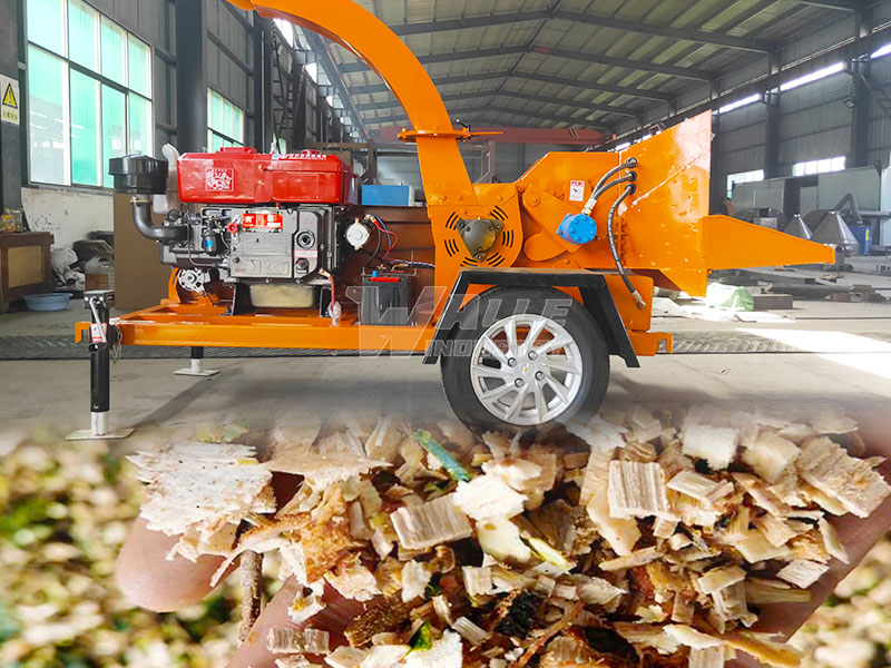 Garden Branch Crusher & Forestry Waste Recycling