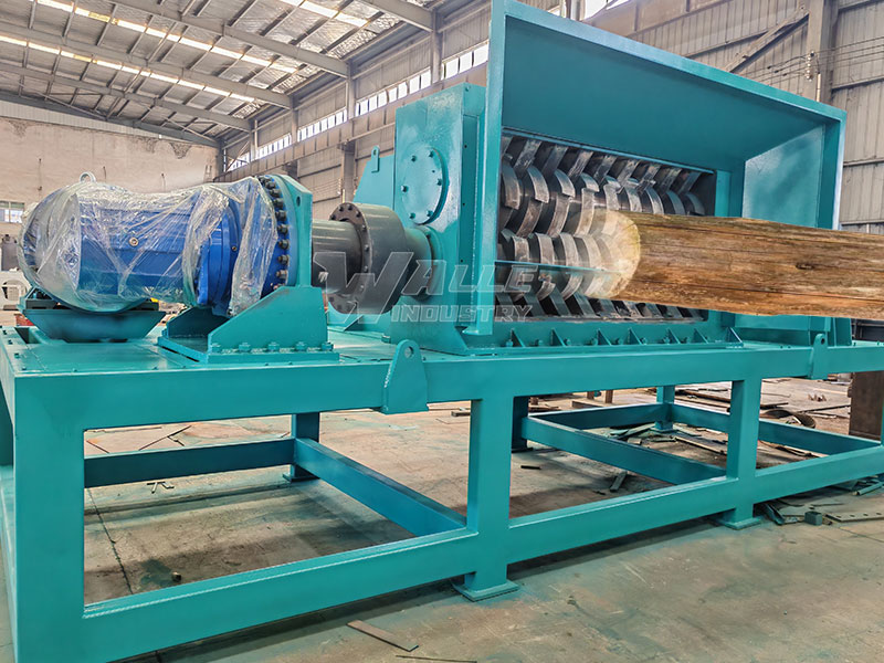 Double Shaft Waste Wood Shredder | Industrial Wood R