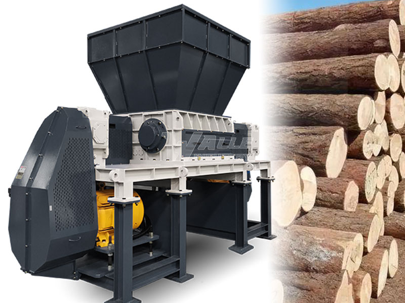 Log Wood Shredder | High Efficiency Industrial Hardwo