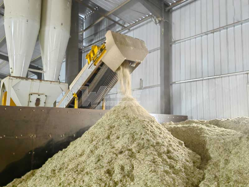 Complete Wood Waste Processing Line With Hammer Mill